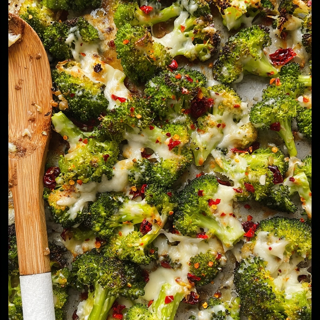 Spicy Cheesy Broccoli Recipe (Firecracker Broccoli with Cheese) Recipe - Recipe Image