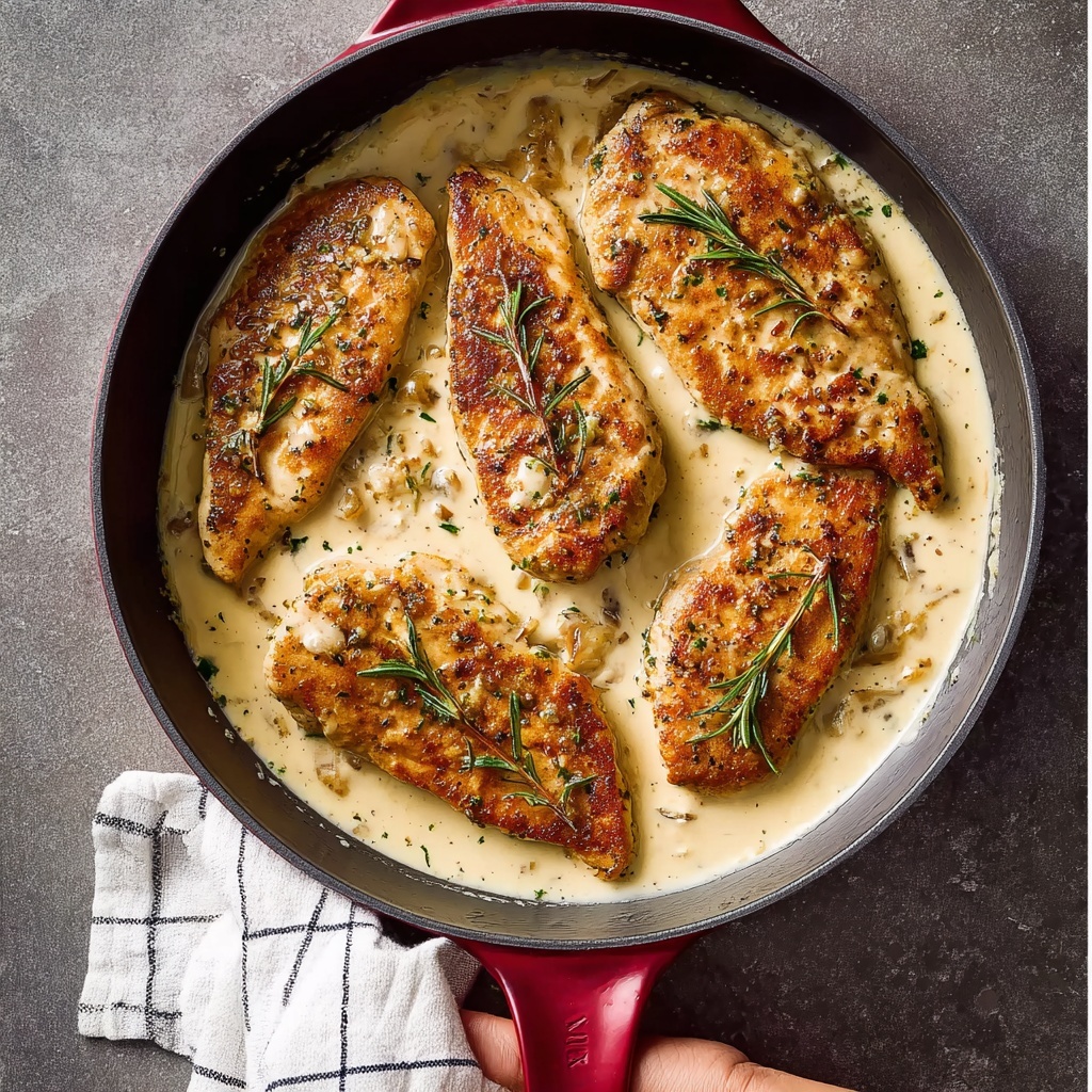 Creamy White Wine Dijon Chicken Recipe - Recipe Image