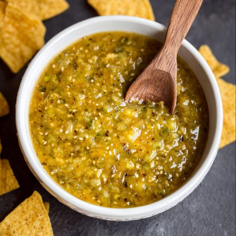 Homemade Roasted Tomatillo Salsa Verde Recipe