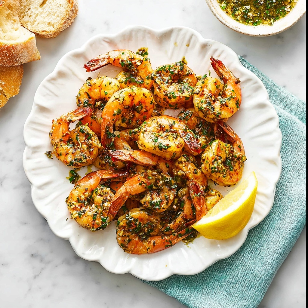 Grilled Shrimp with Lemon and Garlic Recipe - Recipe Image