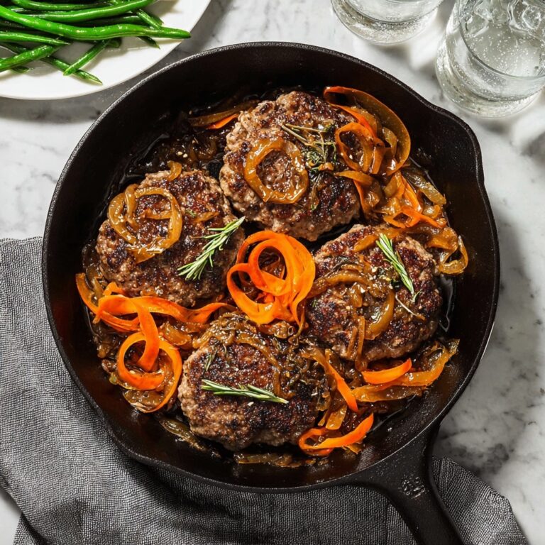 Cube Steak with Savory Onion and Rosemary Gravy Recipe