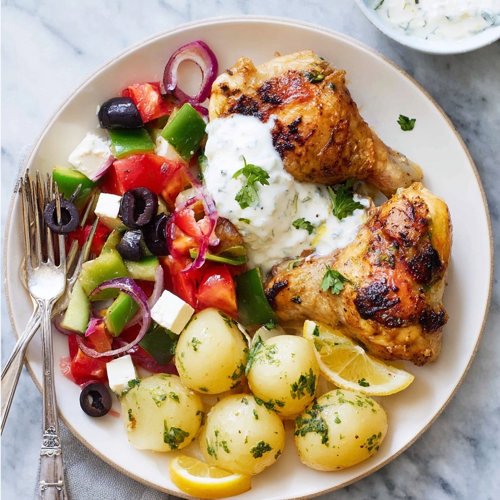 Greek Marinated Chicken Drumsticks and Thighs Recipe - Recipe Image