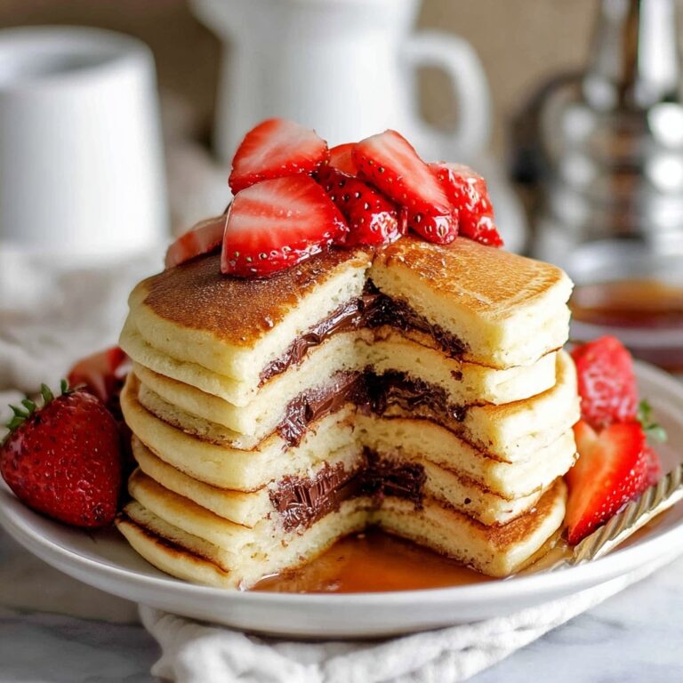 Nutella Stuffed Pancakes Recipe