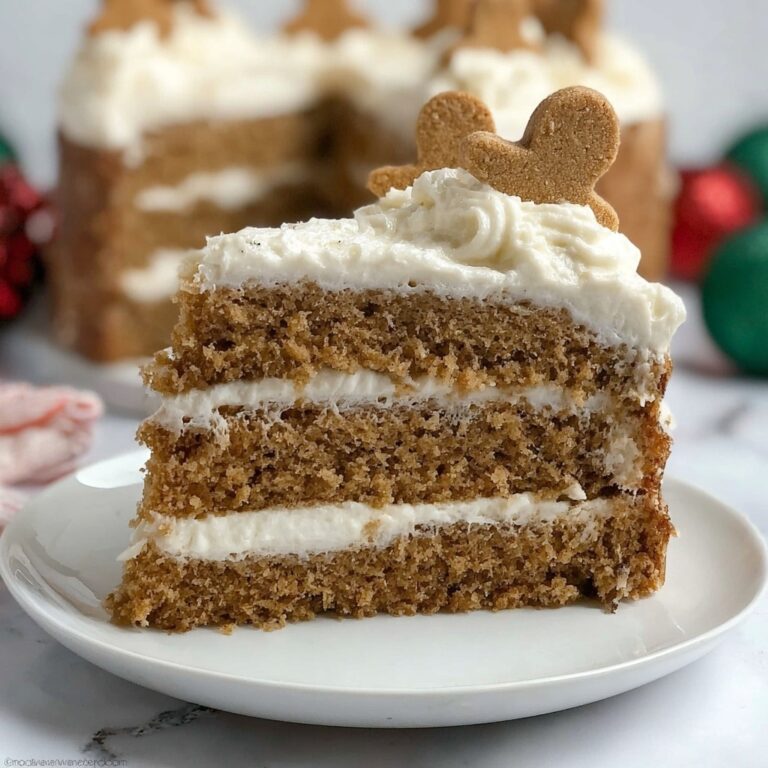 Gingerbread Layer Cake Recipe