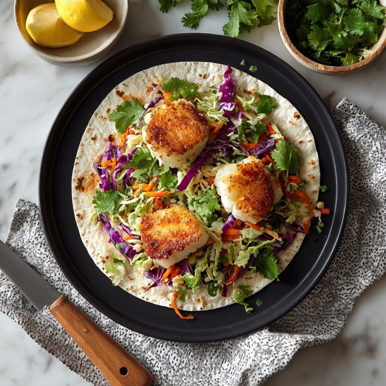 Crispy Fish Tacos with Cilantro Lime Slaw Recipe