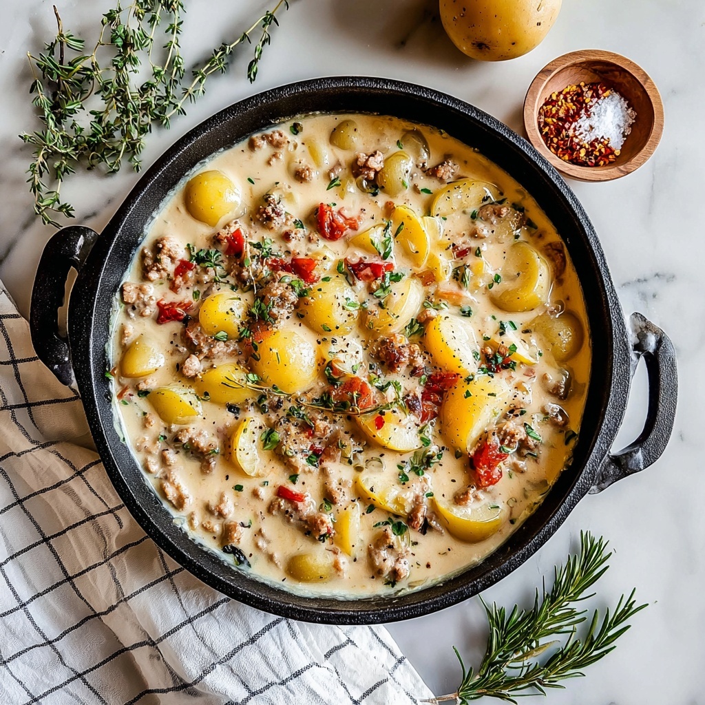 Potato and Sausage Chowder Recipe - Recipe Image