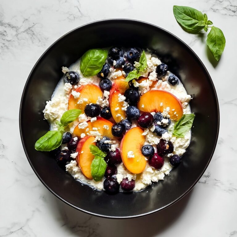 Blueberry Peach Feta Salad Recipe