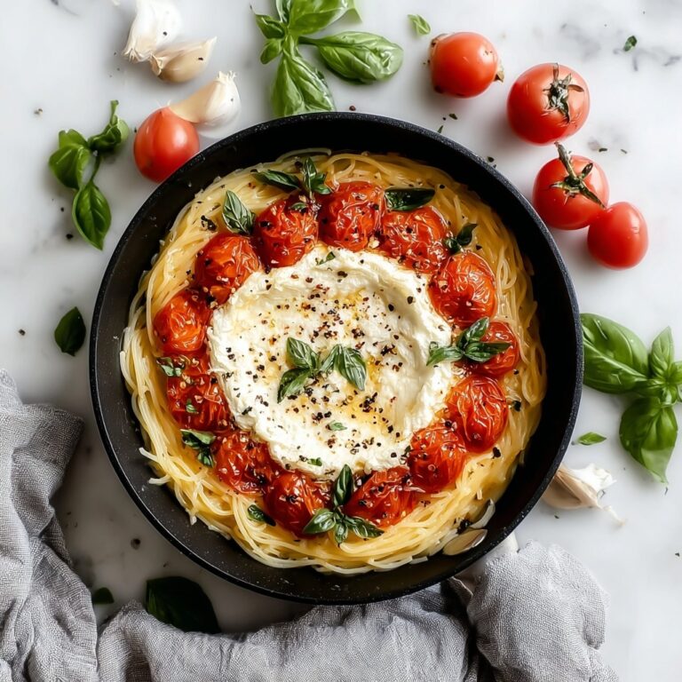 Roasted Tomato and Garlic Ricotta Pasta Recipe