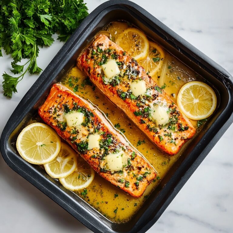Garlic Butter Baked Salmon Recipe