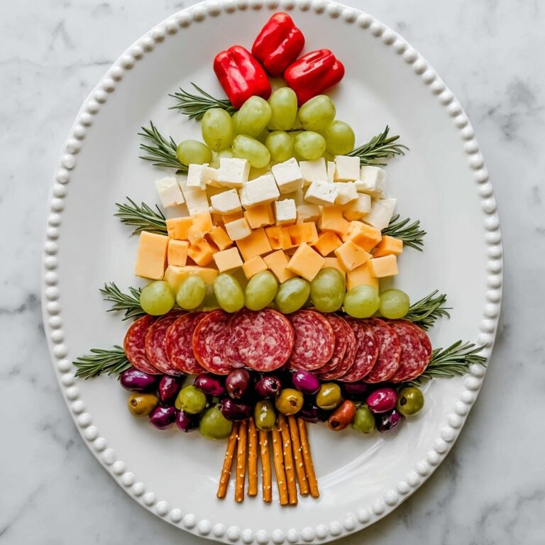 Christmas Tree Appetizer Party Platter Recipe