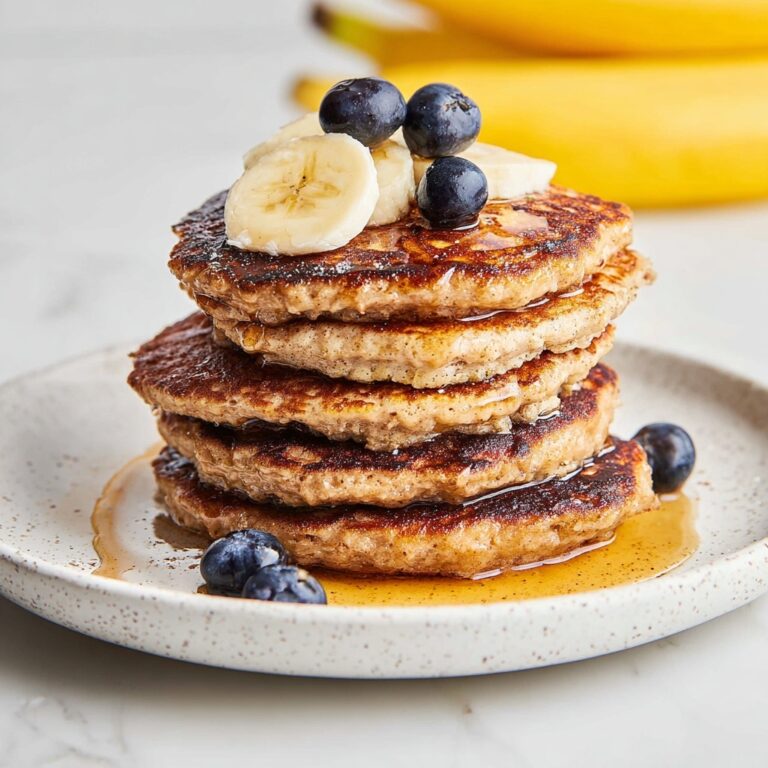 Banana Oat Pancakes Recipe