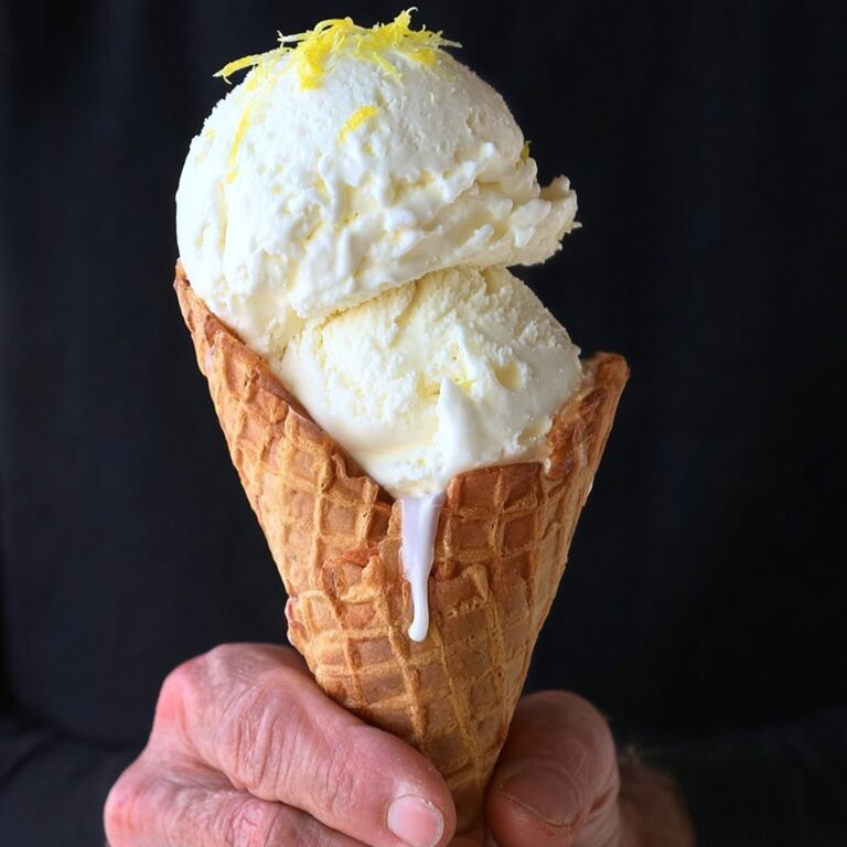 Easy No-Cook Meyer Lemon Ice Cream Recipe