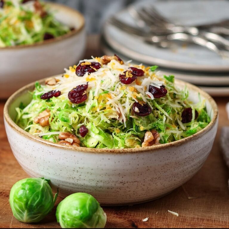 Brussels Sprout Salad with Citrus Vinaigrette Recipe