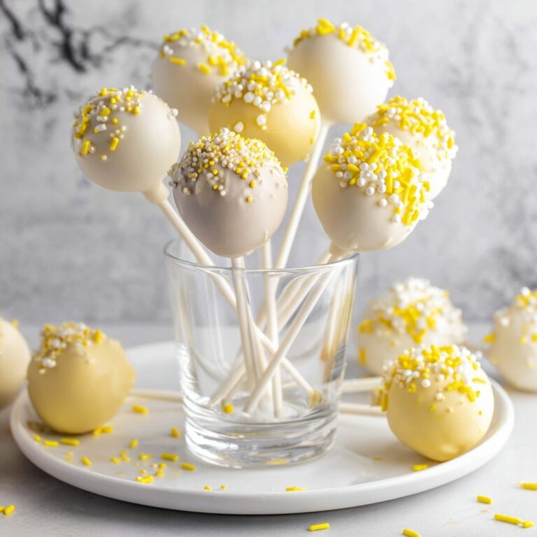 Lemon Cake Pops Recipe
