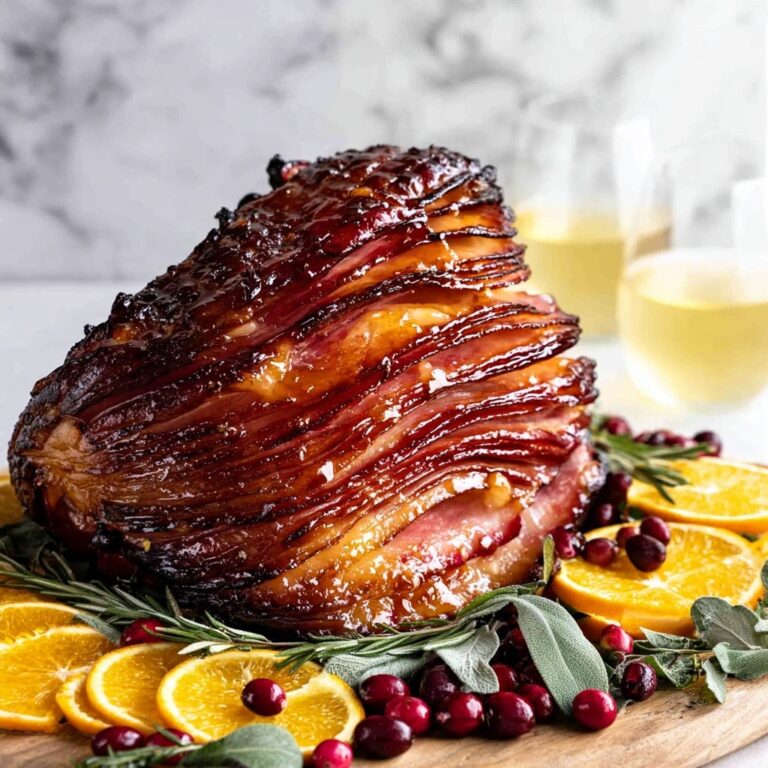 Honey Orange Glazed Ham Recipe