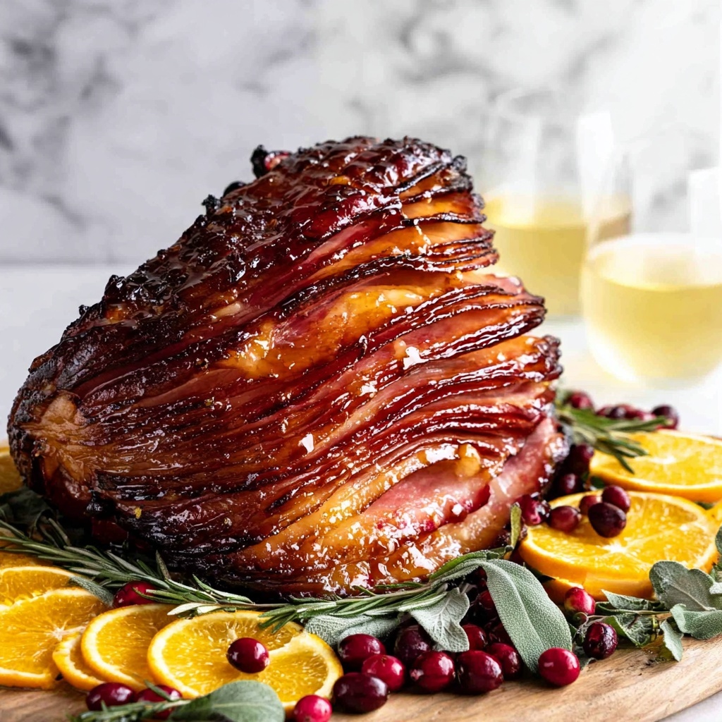 Honey Orange Glazed Ham Recipe - Recipe Image