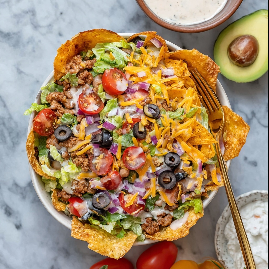 Taco Salad Bowl Recipe - Recipe Image