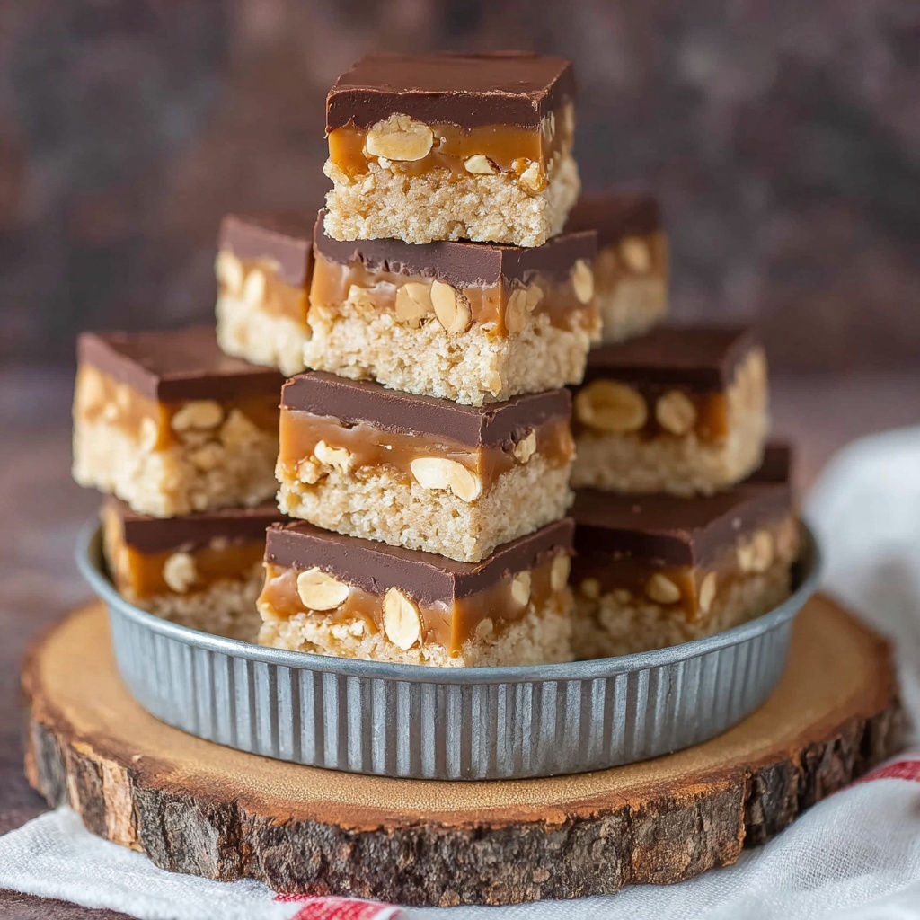 Snickers Cookies Bars Recipe - Recipe Image