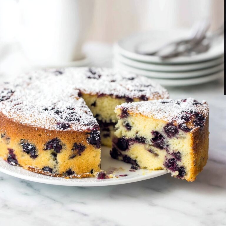 Blueberry Lemon Yoghurt Cake Recipe