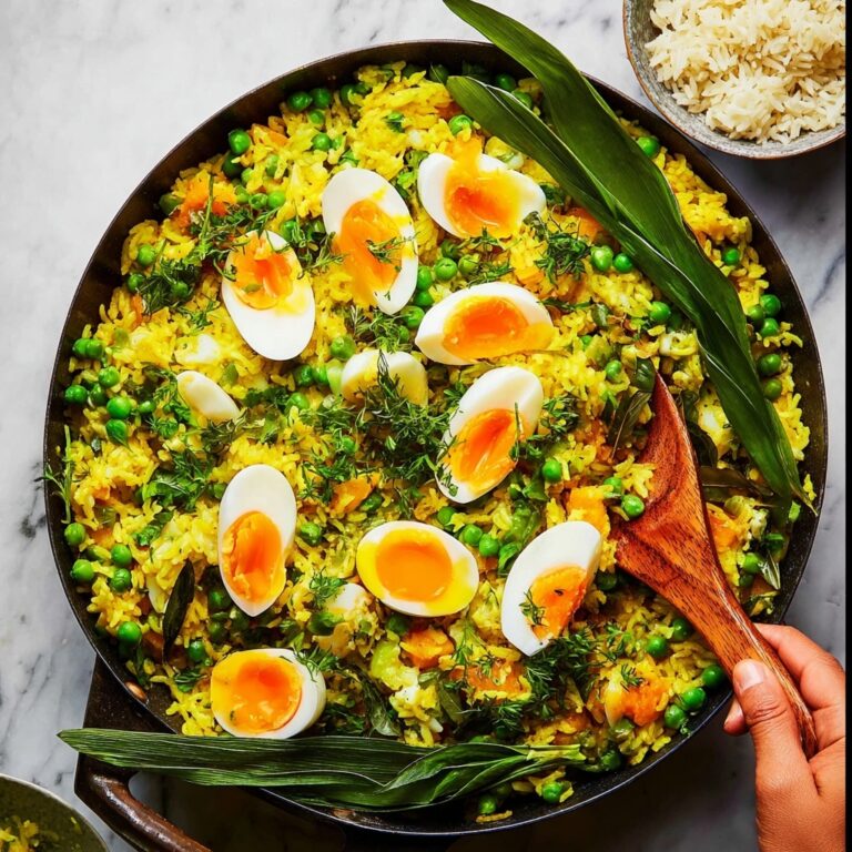 British Curried Fish and Rice (Kedgeree) Recipe