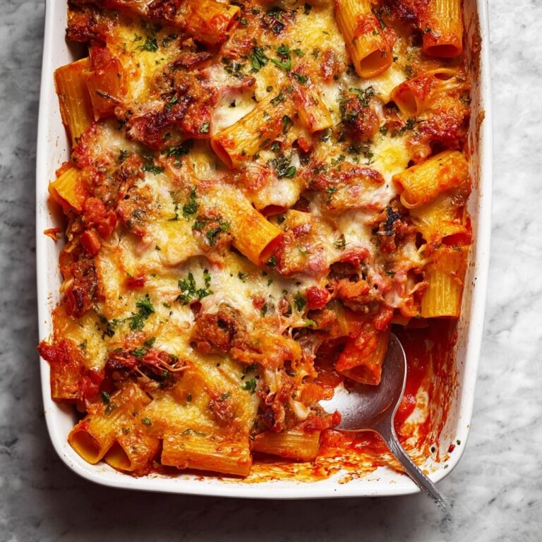 Chicken Pasta Bake with Spinach, Bacon, and Three Cheeses Recipe