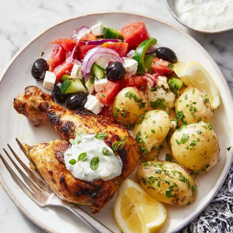 Greek Marinated Chicken Drumsticks and Thighs Recipe