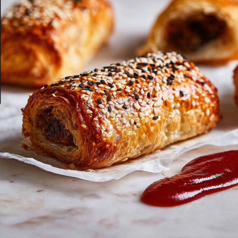 B85 Beef Sausage Rolls with Jalapeño and Cheese Recipe