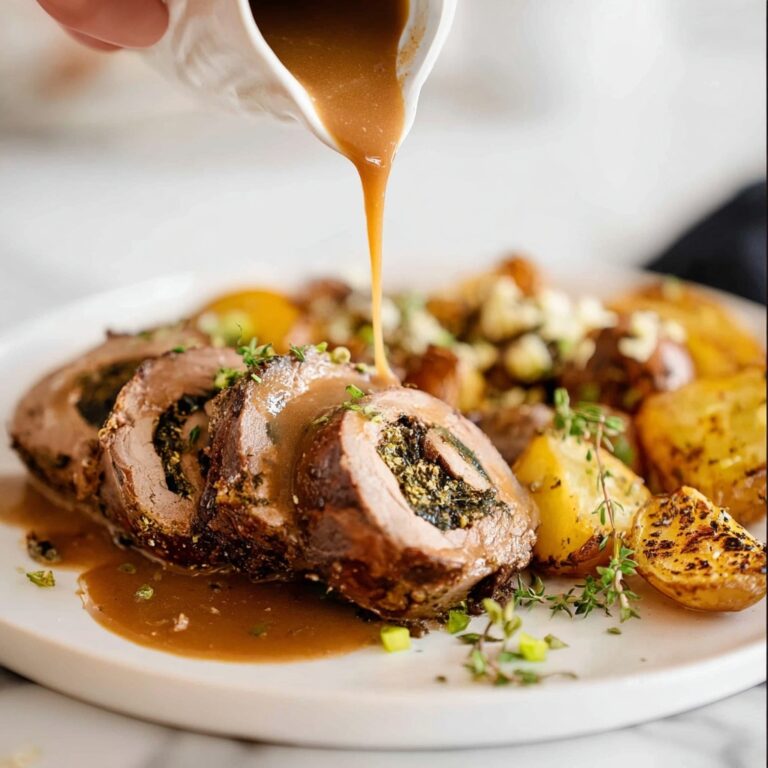 Slow-Roast Easter Stuffed Lamb with Herbs, Mushrooms, and Nuts Recipe