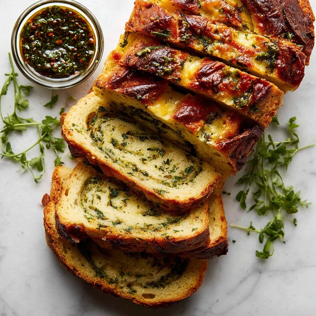Cheese, Garlic, and Herb Quick Bread Recipe - Recipe Image