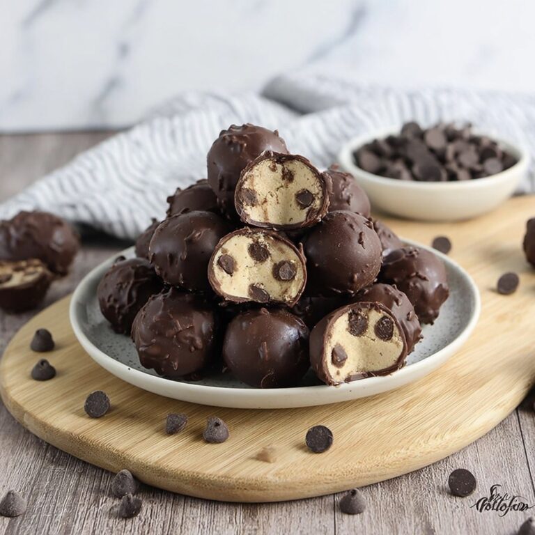 Chocolate Chip Cookie Dough Truffles Recipe
