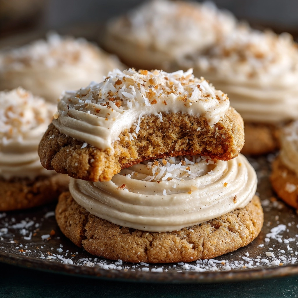 Healthy Soft Pumpkin Cookies with Salted Maple Frosting Recipe - Recipe Image