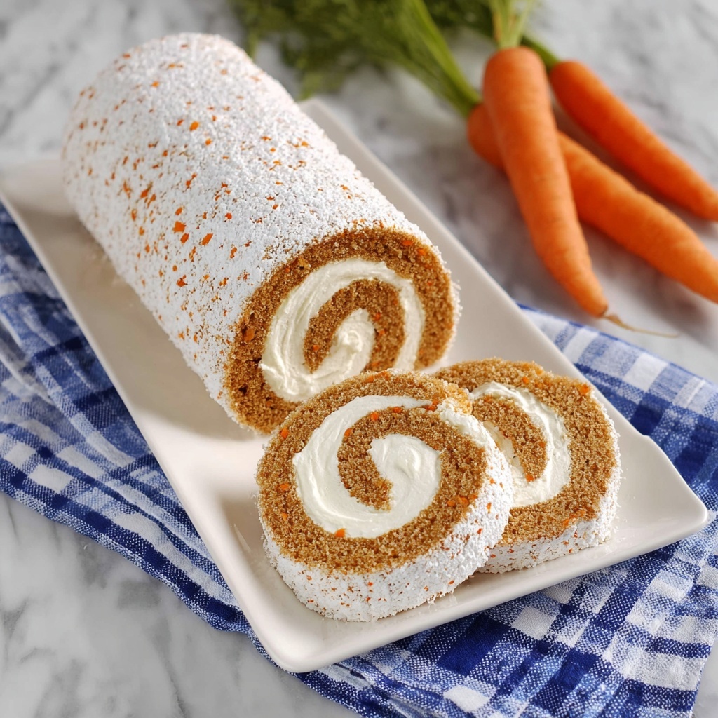 Carrot Cake Roll Recipe - Recipe Image