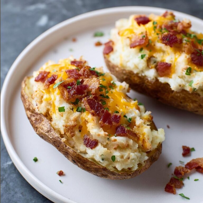 Making Twice Baked Potatoes Using an Air Fryer Recipe