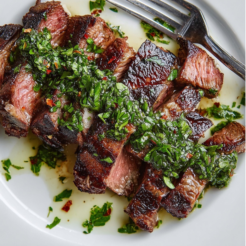 Brazilian BBQ Steak with Vinagrete Sauce Recipe - Recipe Image