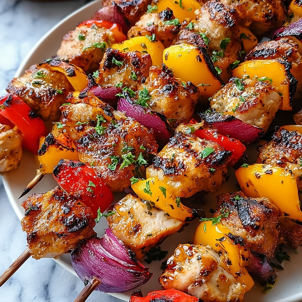 Juicy Hawaiian Chicken Kabobs: Easy Air Fryer & Oven Recipe - Recipe Image