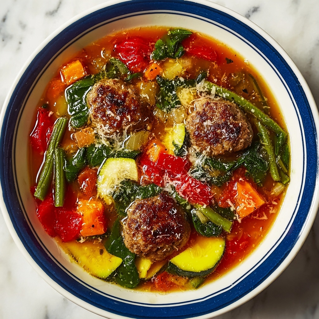 Italian Vegetable Soup with Spicy Sausage Recipe - Recipe Image