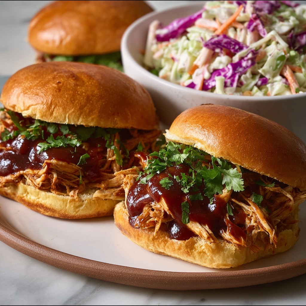 Slow Cooker BBQ Pulled Chicken Recipe - Recipe Image