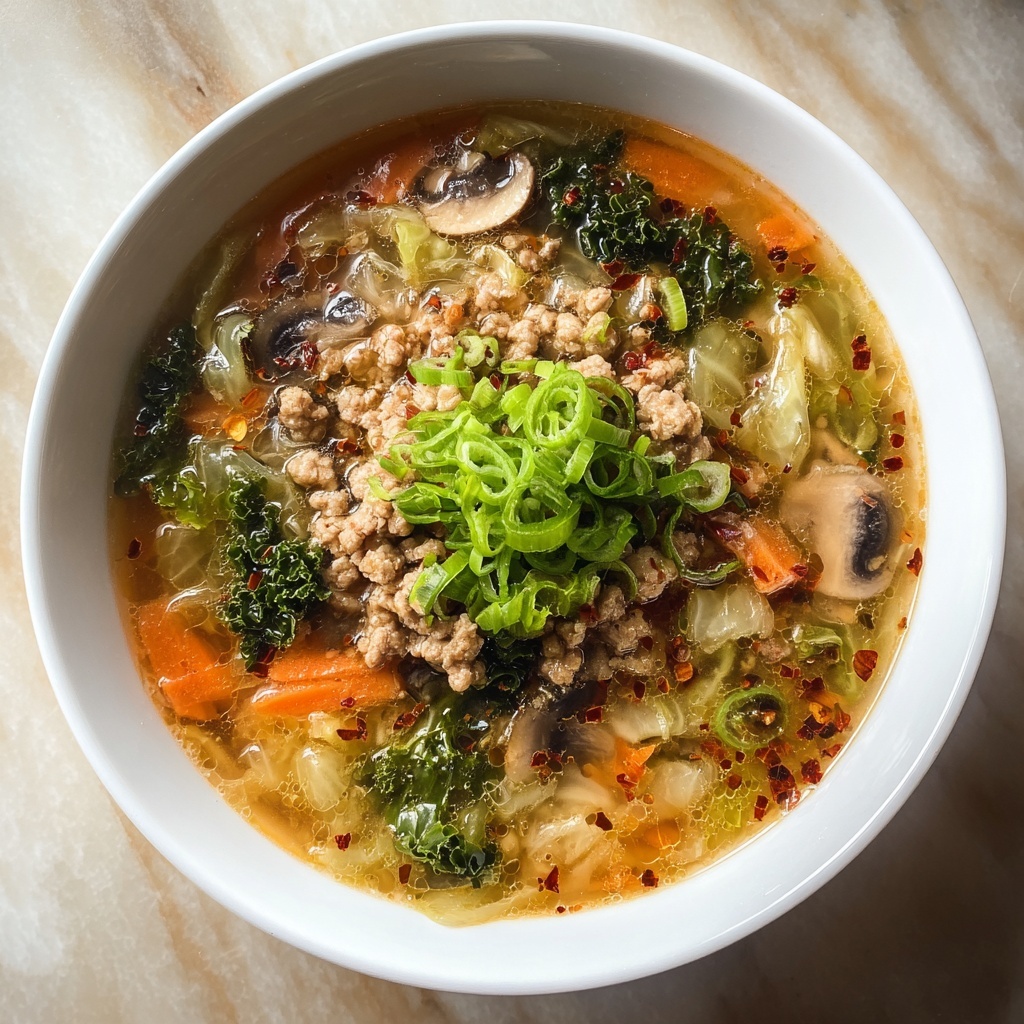 Healthy Delicious Egg Roll Soup Recipe - Recipe Image