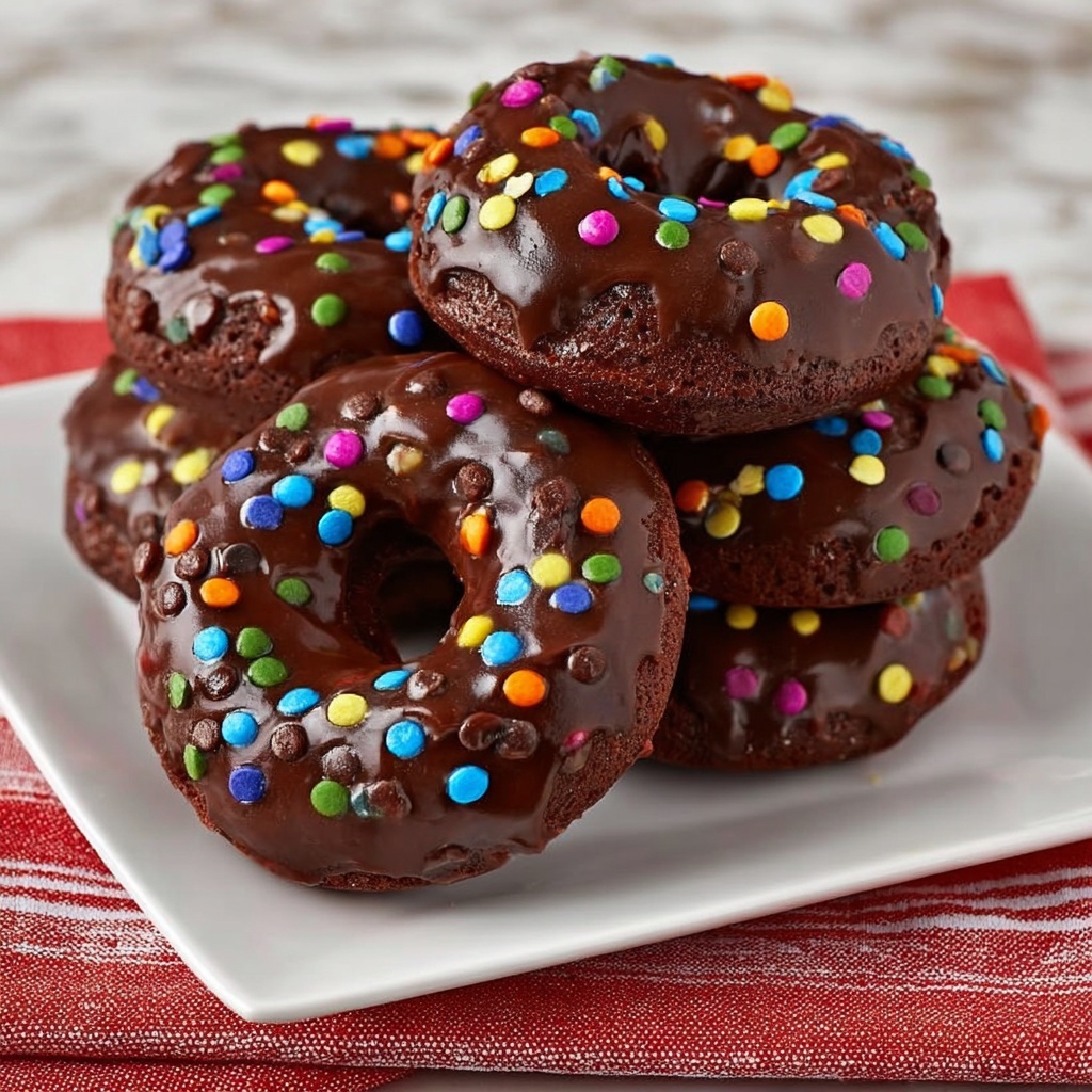 Cosmic Brownie Donuts Recipe - Recipe Image