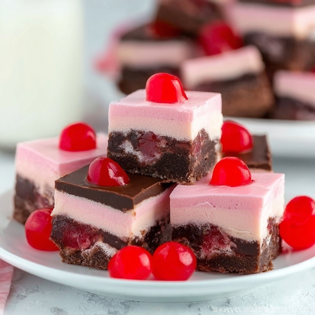 Chocolate Covered Cherry Fudge Recipe - Recipe Image