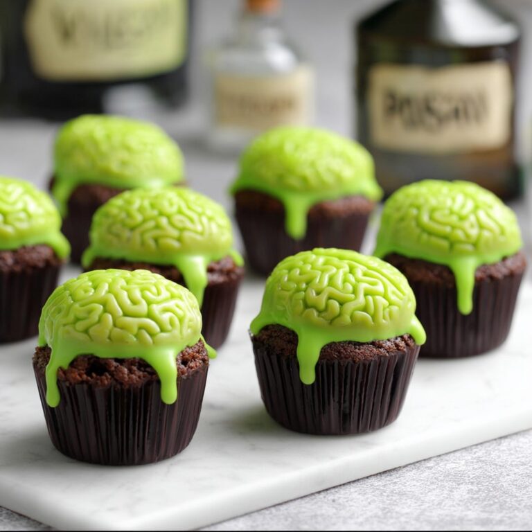 Zombie Brain Brownies Recipe