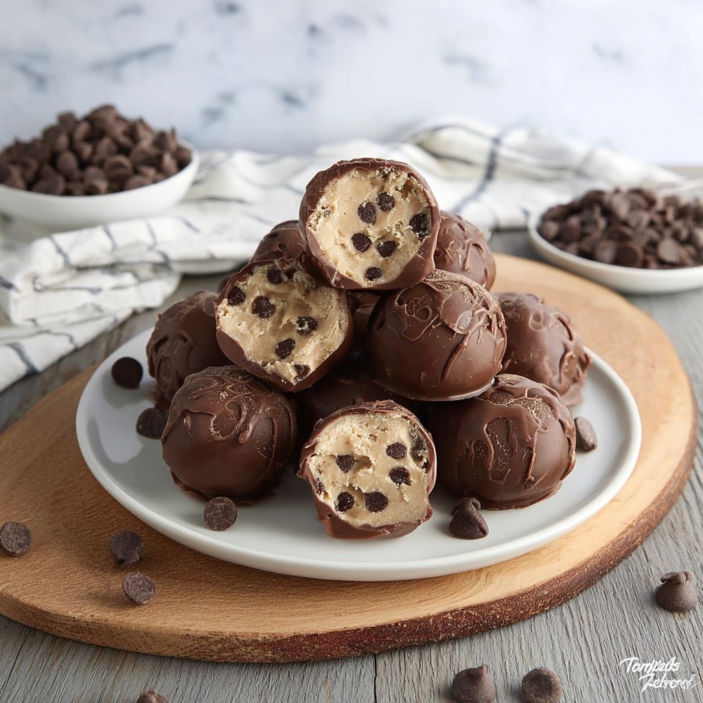 Chocolate Chip Cookie Dough Truffles Recipe - Recipe Image