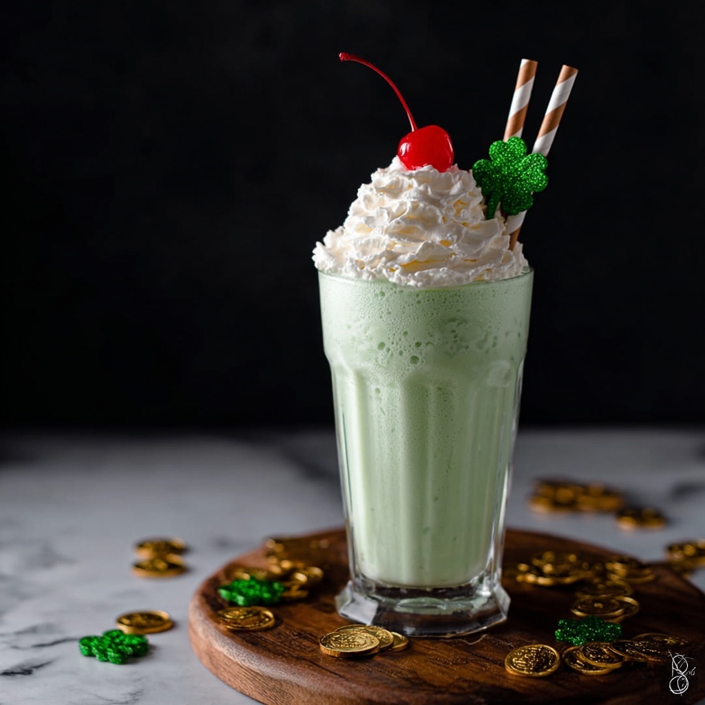 Boozy Shamrock Shake Recipe - Recipe Image