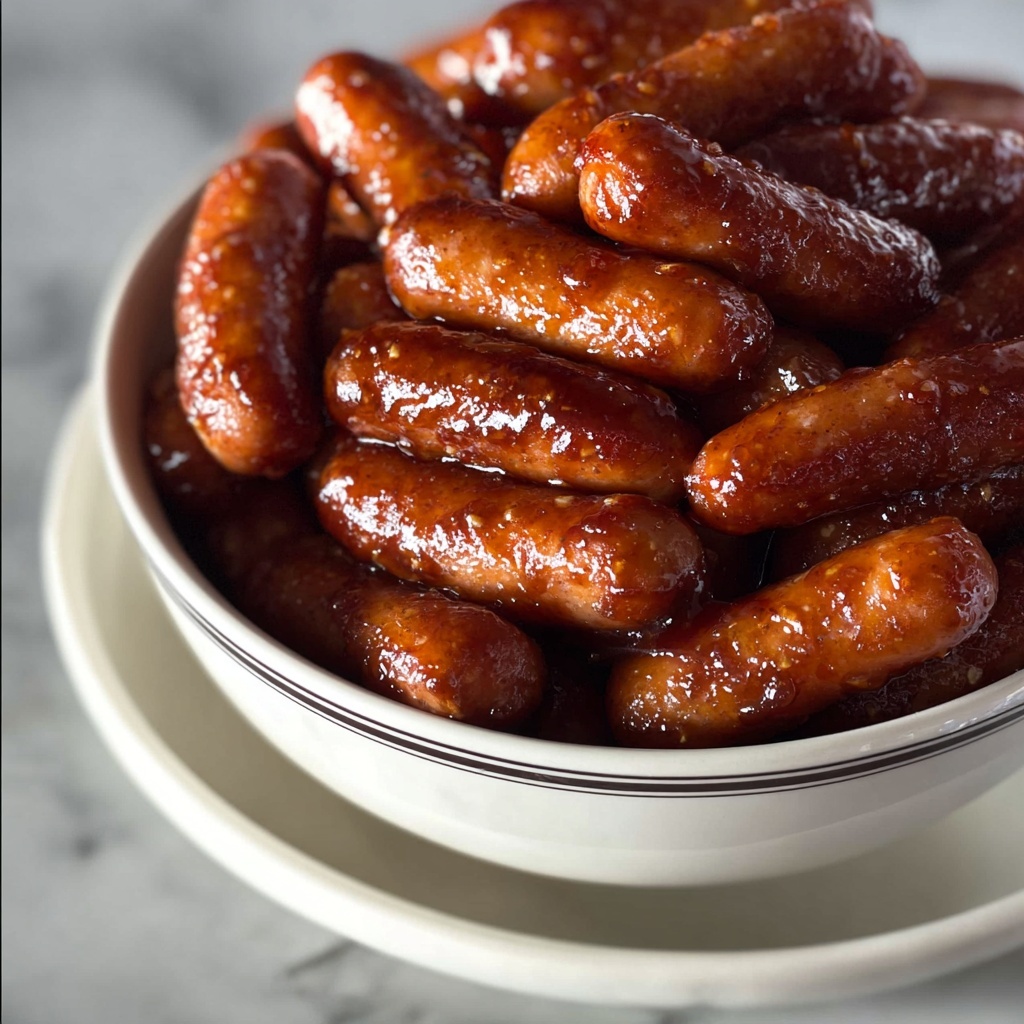 Crockpot Little Smokies with BBQ Sauce and Grape Jelly Recipe - Recipe Image