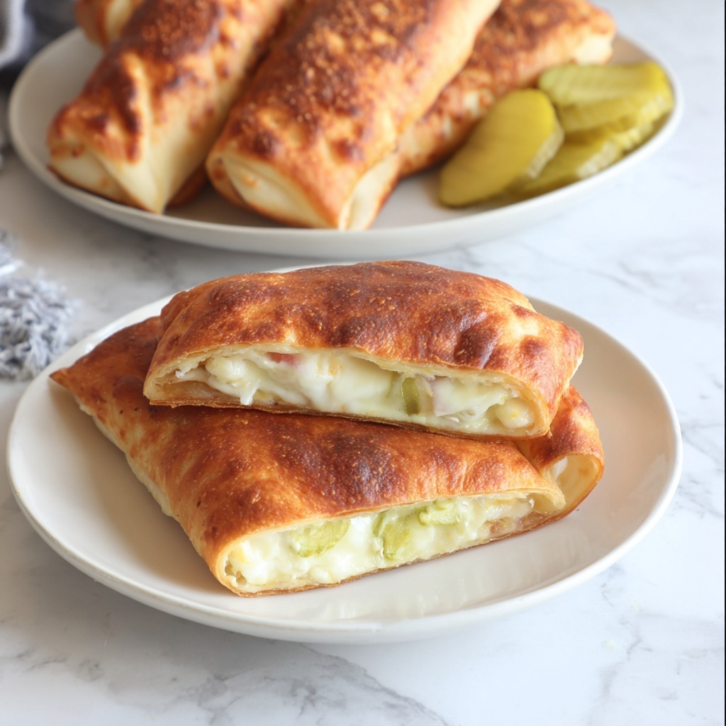 Pickle Egg Rolls Recipe - Recipe Image