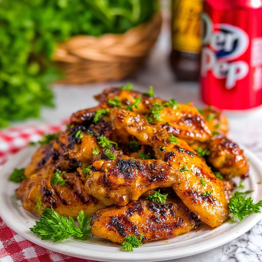 Dr Pepper Wings Recipe - Recipe Image