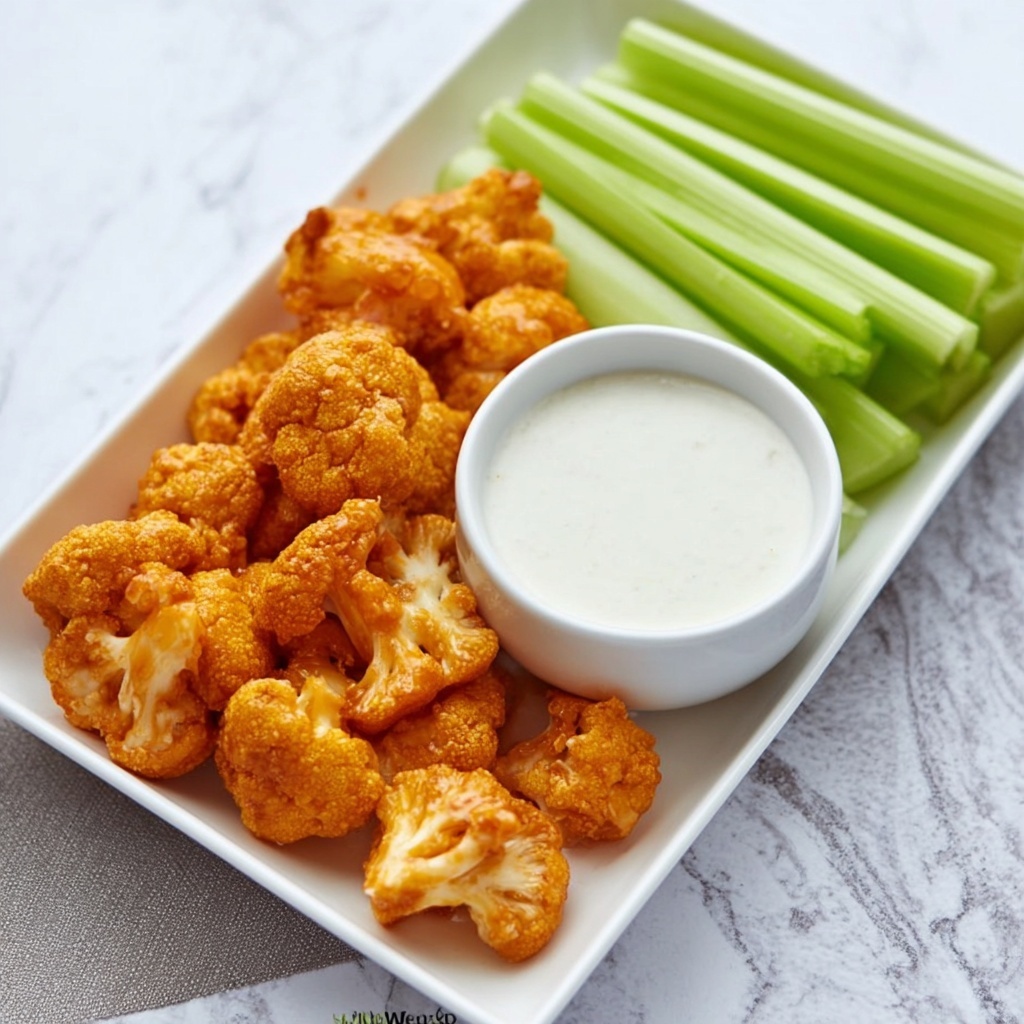 Skinny Buffalo Cauliflower Wings Recipe - Recipe Image