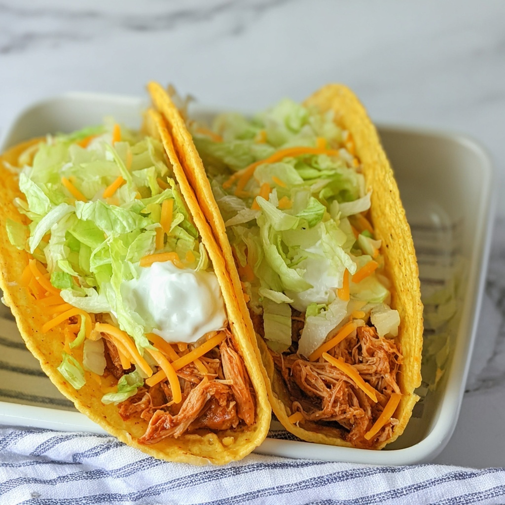 Slow Cooker Ranch Chicken Tacos Recipe - Recipe Image