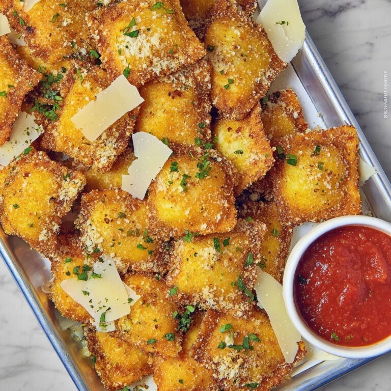 Air Fryer Toasted Ravioli Recipe