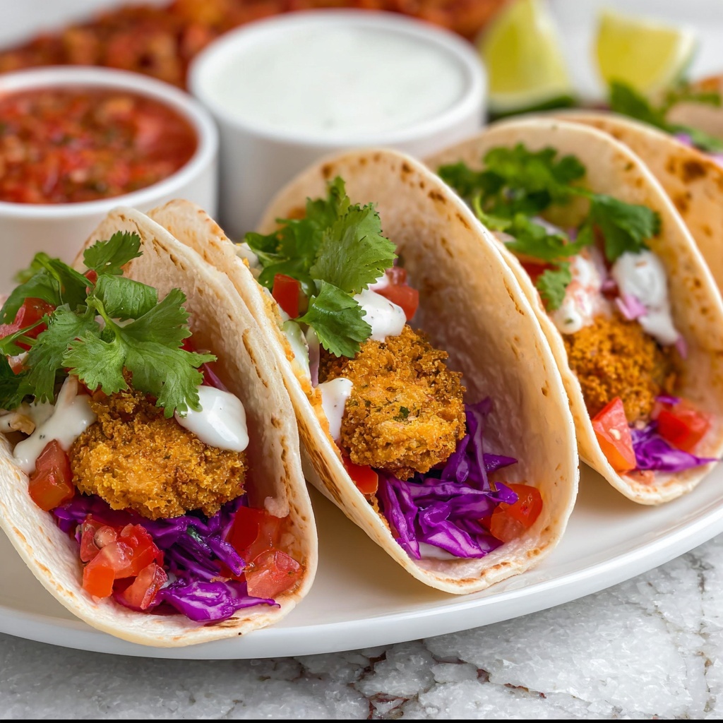 Fried Chicken Tacos Recipe - Recipe Image